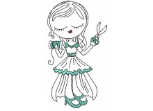 Stickdatei - Sewing Girl 4